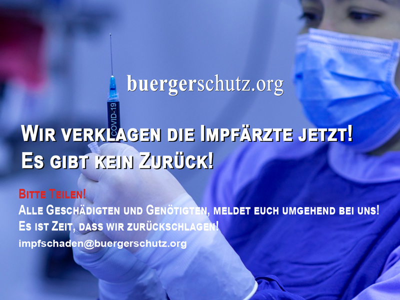 Schließe dich sofort dem Verein "Bürgerschutz" an! Wir kämpfen unerbittlich für deine Interessen!